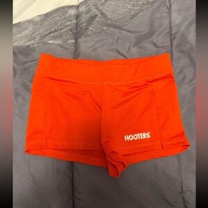 Hooters Bright Orange Athletic Shorts